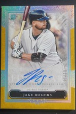 2020 Topps Five Star Jake Rogers #FSA-JRZ Rookie Auto Holofoil /10 DZ1296