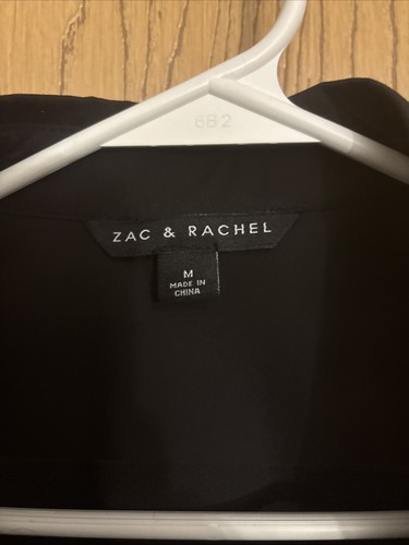 Zac and Rachel women’s Black Fitted Blouse Size medium - Picture 2 of 5