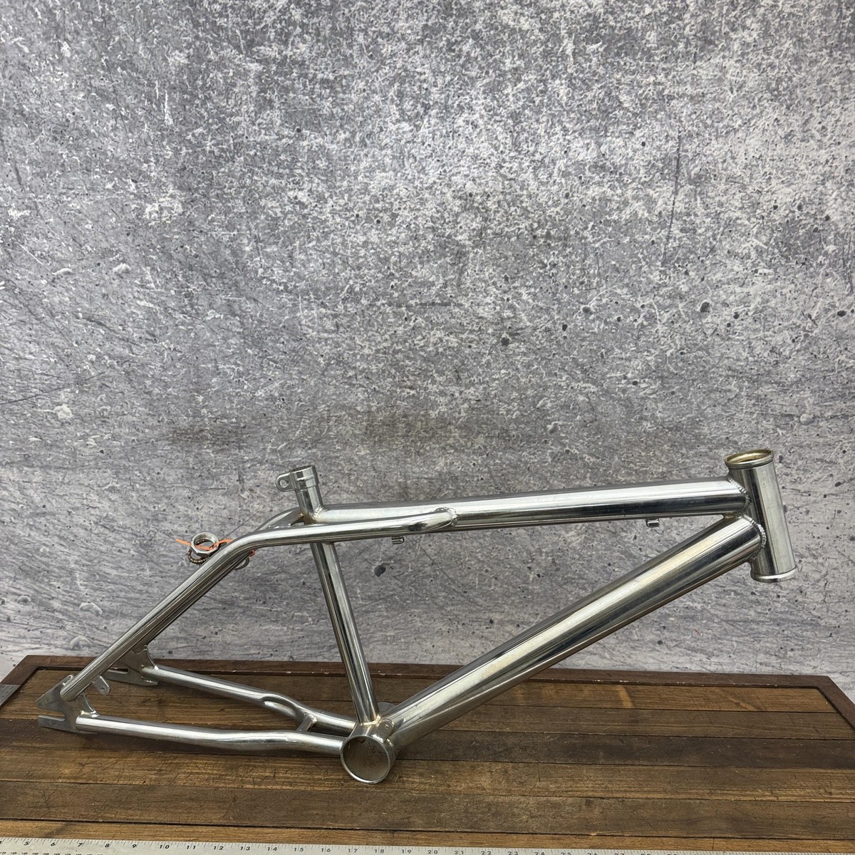 Vintage BMX Bicycle Frame NOS Old School Freestyle 20in Chrome
