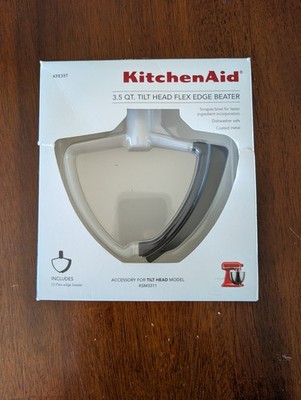 KitchenAid KFE35T Flex Edge Beater 3.5 qt for KSM3311 Artisan Mini NEW IN BOX
