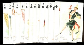 1880's N458 2 Hard A Port Complete Set of Playing Cards small #'s csr01320