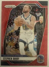 STEPHEN CURRY 2024/25 PANINI PRIZM RED WAVE REFRACTOR PRIZM MINT #134