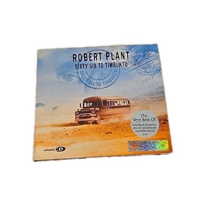 ROBERT PLANT SIXTY SIX TO TIMBUKTU CD 2003 double CD best of in fold out digi pa