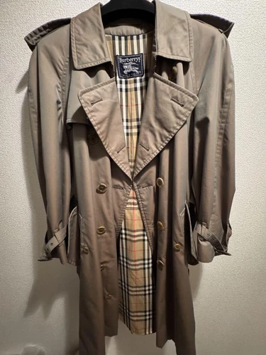Burberrys Trench Coat 80S 90S Cintura Inclusa Uomo #EB ZHA