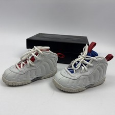 2021 Nike Little Posite Foamposite One USA Moon DJ4026-001 sz 5C