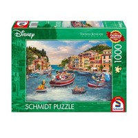 Schmidt Spiele Puzzle Thomas Kinkade Disney Mickey & Minnie In Italy 1000 Teile
