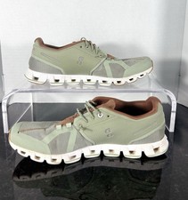 On Cloud Terry Sage Green Brown Running Shoes Women s Size 10