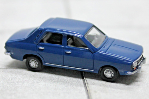 Busch 87305 - Escala TT - Dacia 1300 / Renault 12 - Sedán - Azul | Zustand: Neu