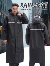 Wasserdichter Regenponcho mit Kapuze für Outdooraktivitäten langlebiges PVC
