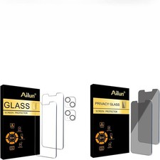 2 Pack Screen Protector Camera Lens Protector for iPhone 13/14 6.1 Inch