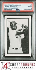 1984 RENATA GALASSO COLLECTOR SERIES #7 JACKIE ROBINSON HOF POP 4 PSA 9