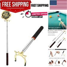 Extendable Snooker Bridge Cue Holder - Lightweight  Durable Stainless Steel