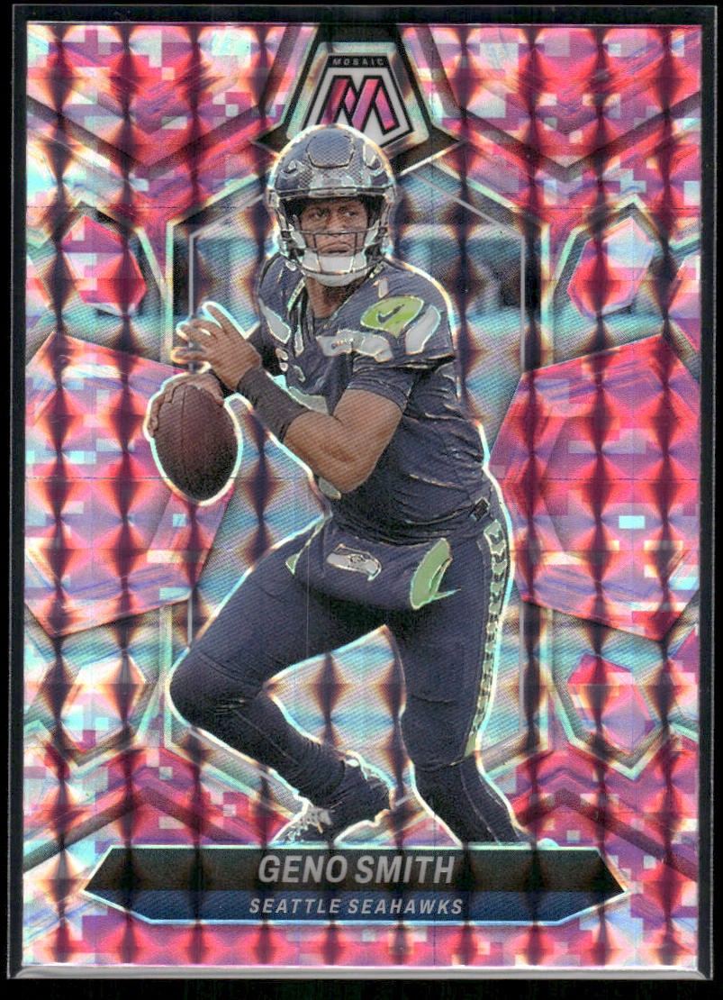 2024 Panini Mosaic Geno Smith Mosaic Camo Pink Seattle Seahawks #197