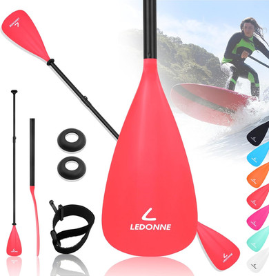SUP Paddle 4-Piece Adjustable Stand up Paddle Floating Lightweight Portable Kaya