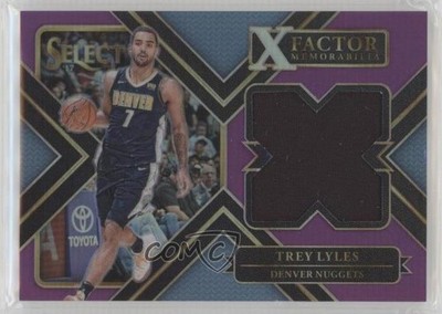 2017-18 Panini Select X-Factor Memorabilia Purple Prizm 47/99 Trey Lyles 1b8