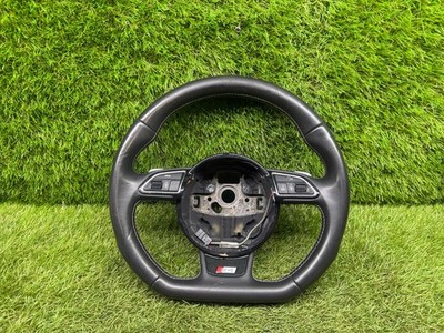 18 19 20 21 22 AUDI A4 A5 S4 S5 FLAT BOTTOM STEERING WHEEL W/ PADDLES SHIFT OEM