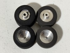 Pro-Track Daytona Stockers 1/24 Slot Car Wheels/Tires Aluminum F/R Set of 4 NEW