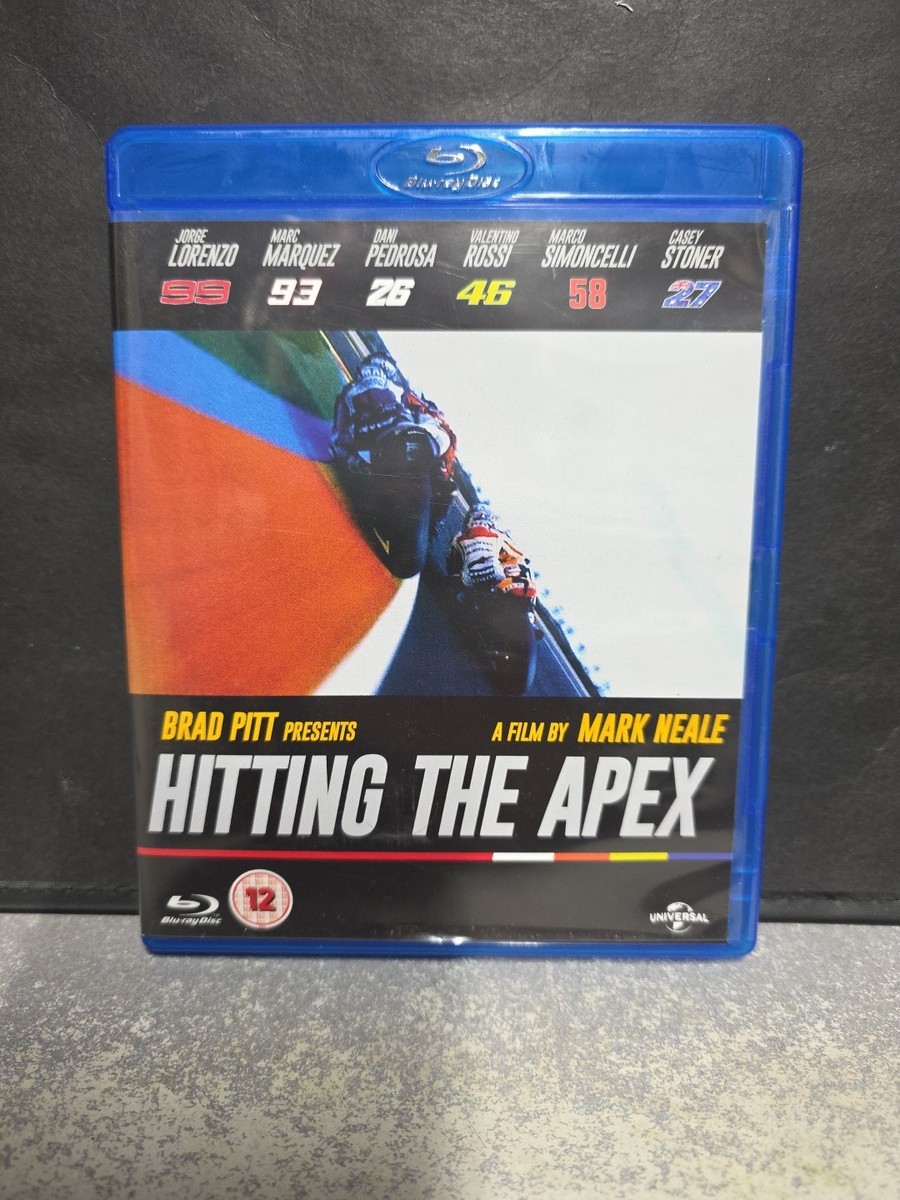 Hitting The Apex Blu-ray 2015 Region by Valentino Rossi Brad Pitt