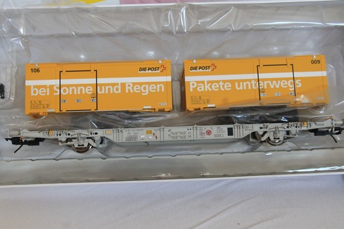 Creanorm 50110 Post-Containerwagen Schweizerpost AAE Lgnss Spur 0 | Zustand: Neu