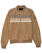 TRUSSARDI Mens Bomber Jacket IT 48 Medium Bei...