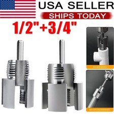 2pcs Integrated Internal  External Pipe Threading-Tool,PVC Pipe Threader Kit