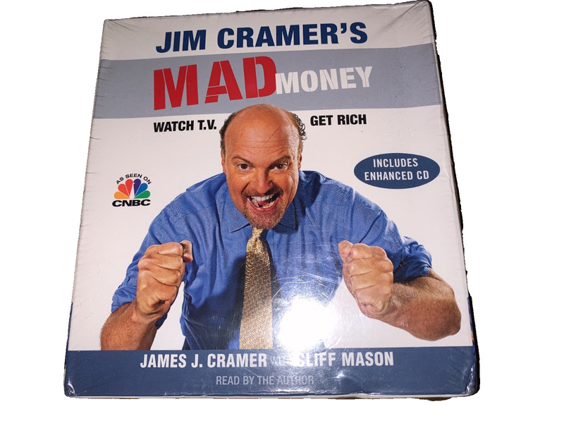 Jim Cramer's Mad Money Watch TV Get Rich 6 CD Audio Set BRAND NEW