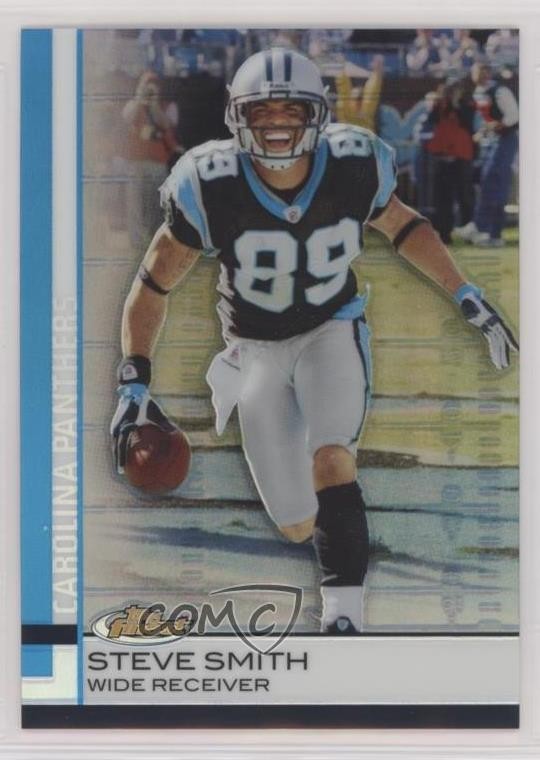 2009 Topps Finest Refractor Steve Smith #30 6mb