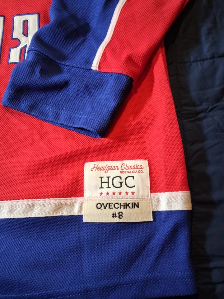 Camiseta Alex Ovechkin #8 Equipo Rusia 4XL Rojo Azul Tocado Clásicos Hockey Nueva con Etiquetas Foto 2 de 4