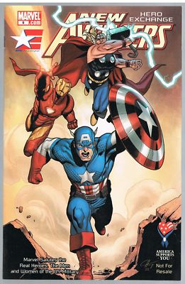 9 MARVEL NEW AVENGERS Comic US Militar AAFES Hero Exchange Thor