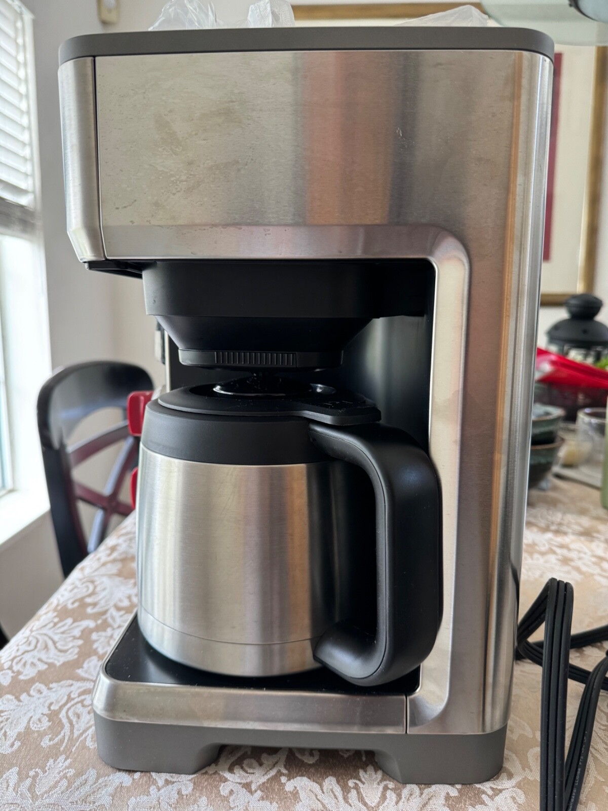 Wolf Gourmet Coffee Maker WGCM100S Red Knobs Auto Drip System 10 Cup NEW eBay