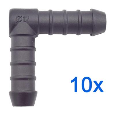 10 x YOU.S Leitungsverbinder Verbindungsstück RGV Ø 12 mm 90° Winkel L-Form