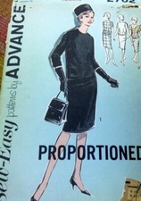 LOVELY VTG 1960s DRESS Sewing Pattern 14/34
