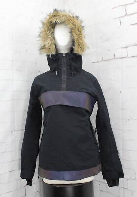 Roxy Shelter Snowboard Jacket, Womens' Small, True Black