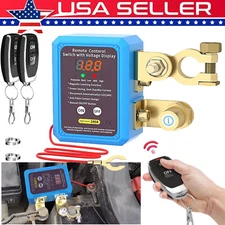 12V 240A Car Remote Battery Disconnect Kill Off Switch with Led Voltage Display