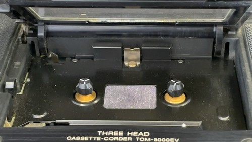 Sony TCM-5000EV Voice-Matic 3-Head Cassette Tape Recorder Motor Runs AS IS - Picture 5 of 22