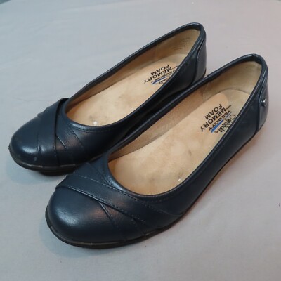 LIFESTRIDE I Loyal Ballet Flats Womens Navy Velocity Memory Foam  Comfort