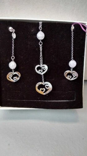 Orecchini di lusso pendenti pendenti in argento