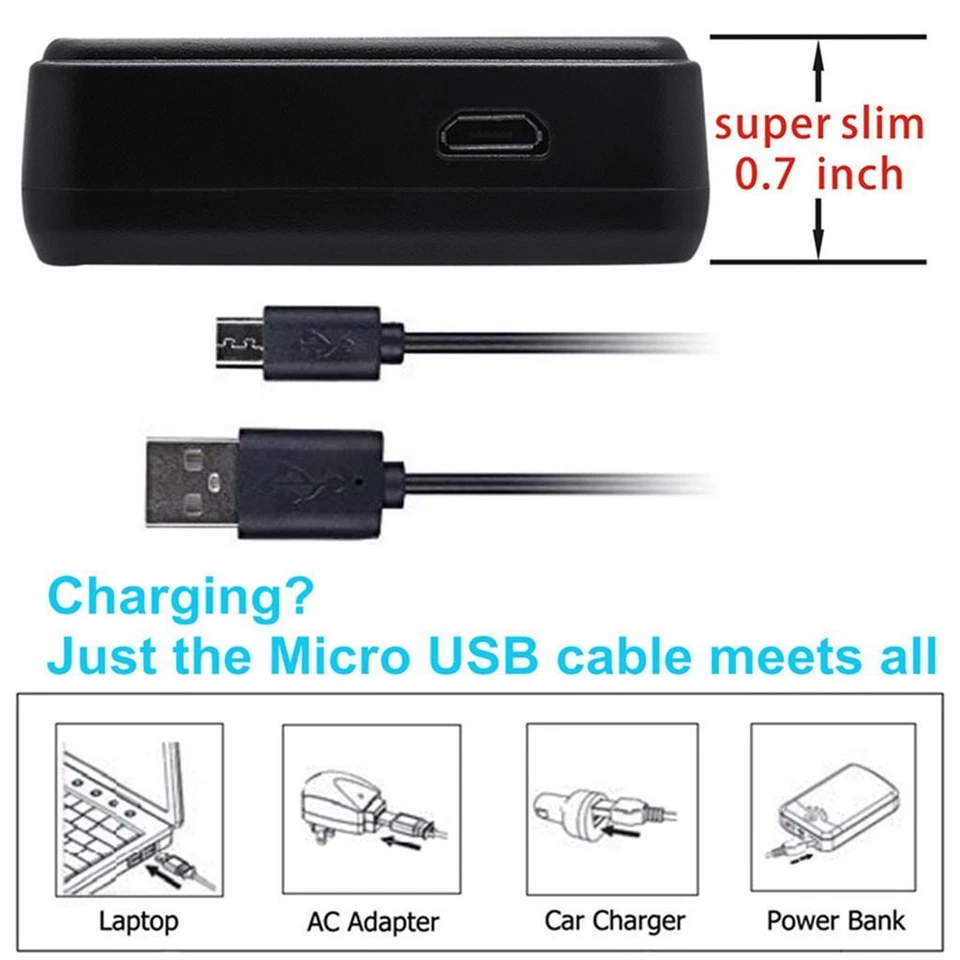 Batería Kastar 2 + Cargador Doble LCD para Nikon EN-EL14A EL14A Nikon Coolpix P7000 Foto 2 de 4