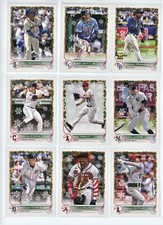 2022 Topps HOLIDAY Baseball SP & RARE SHORT PRINT VARIATIONS You Pick BUY3 GET 1