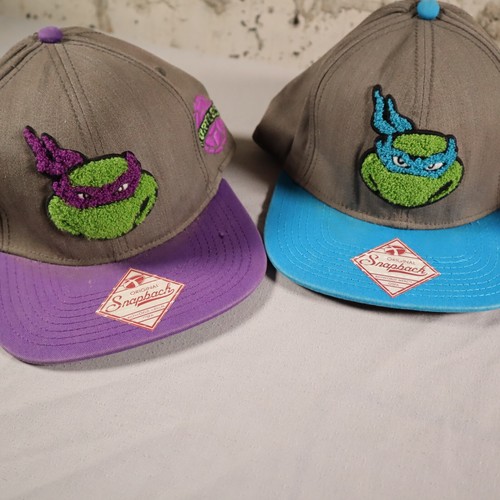 TMNT Nickelodeon Snapback Hats Lot Leonardo, Donatello, Raphael and Michelangelo - Picture 2 of 13