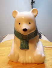 Adorable Target Exclusive Ceramic Polar Bear Night Light for Kids Room 7"