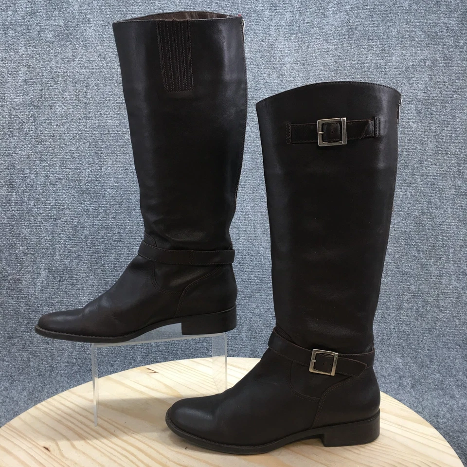 Botas de montar Matisse para mujer de 9 M de altura con cremallera lateral 14869 cuero marrón tacones bajos Foto 2 de 4