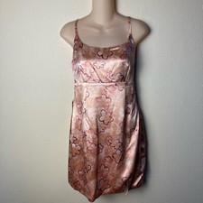 Wild Fable Women’s Sundress Large Pink Purple Flowers Fully Lined Dress