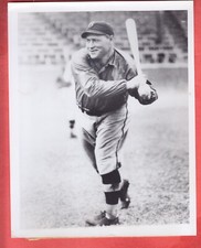 1933   BROOKLYN DODGERS   TYPE 1   GLOSSY  7.25 X9    HACK WILSON   HOF