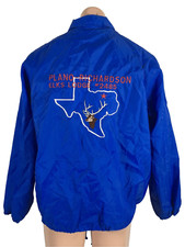 Vintage Elks Lodge Auburn Bomber Jacket Plano Richardson Past Exhalted Ruler L