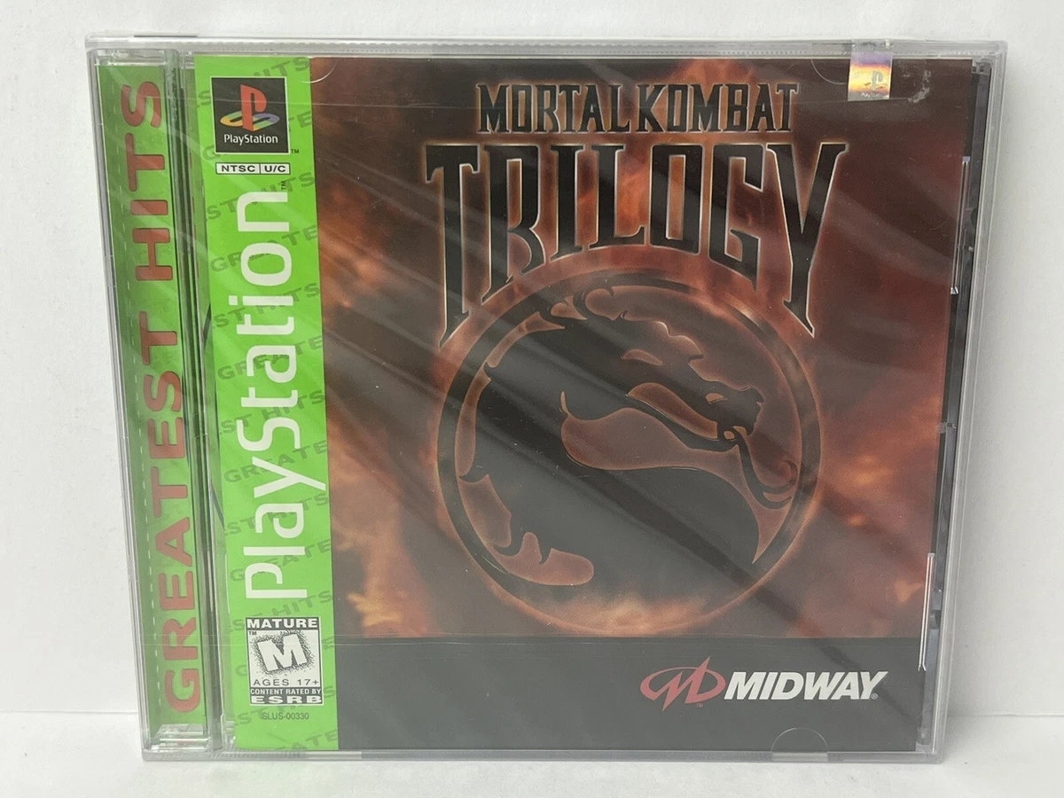 Mortal Kombat Trilogy Greatest Hits Sony Playstation 1 PS1 Brand