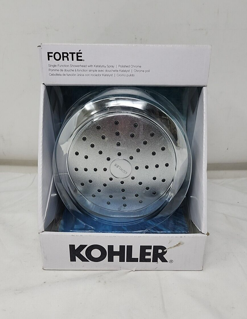 New Kohler R10282GCP Forte 1Spray Single Wall Mount Shower Head in