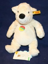 Steiff 11" Original Cosy Friends Sitting Polar Beanbag Plush,110030, New 2004