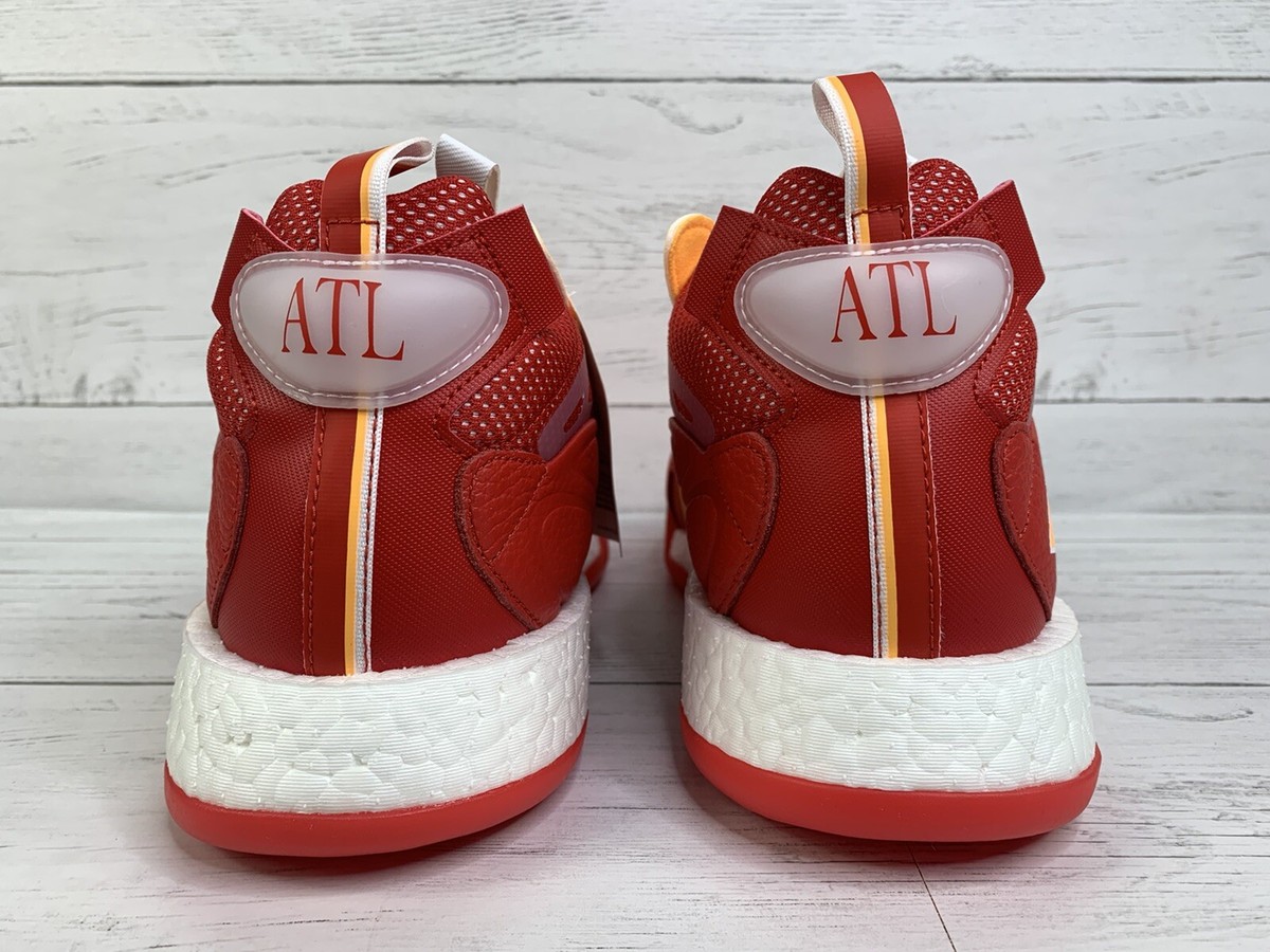 Adidas Zoneboost Team Collegiate Red ATL Basketball Sz 8.5 Sneakers FY0869 Adidas ZoneBoost Collegiate Red Atlanta Hawks | Mercari main image 2