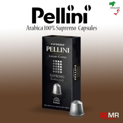 Pellini Luxury Coffee Supremo Capsule Pack 12x10 Case